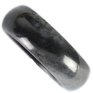 玉缘和田玉新疆和田青花籽戒指玉质细腻17、18、19mm男女士佩戴