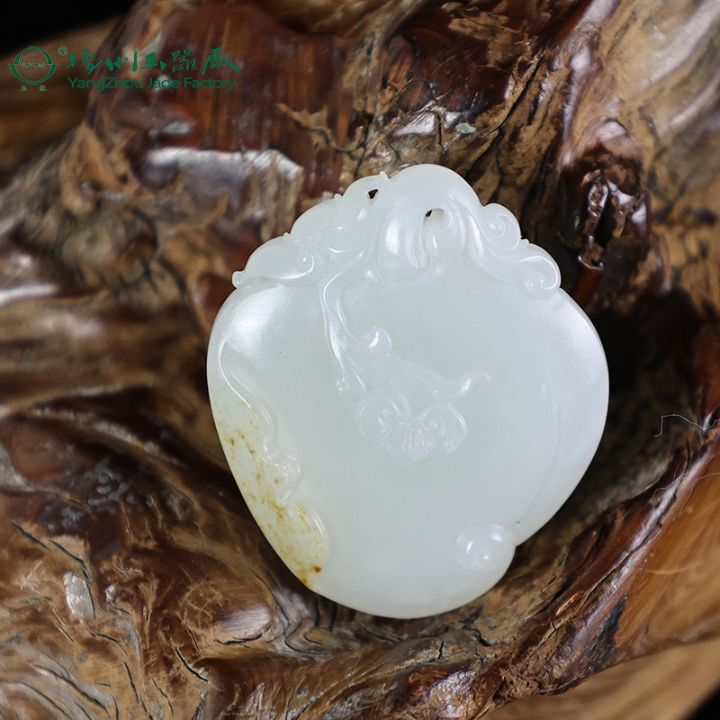 扬州玉器厂玉缘白玉籽料