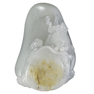 玉缘和田玉官方旗舰店新疆白玉籽料独籽龙龟吊坠细腻油润皮色大师