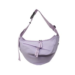 简约休闲轻便饺子包单肩包日系百搭斜挎包包女大学生上课通勤背包