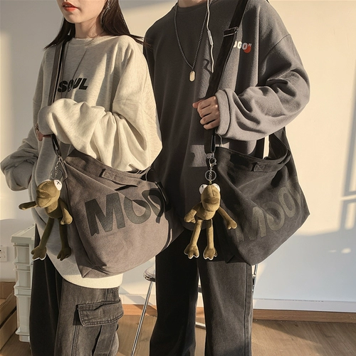 Tide, японская ретро сумка через плечо подходит для мужчин и женщин, вместительный и большой рюкзак, сумка на одно плечо