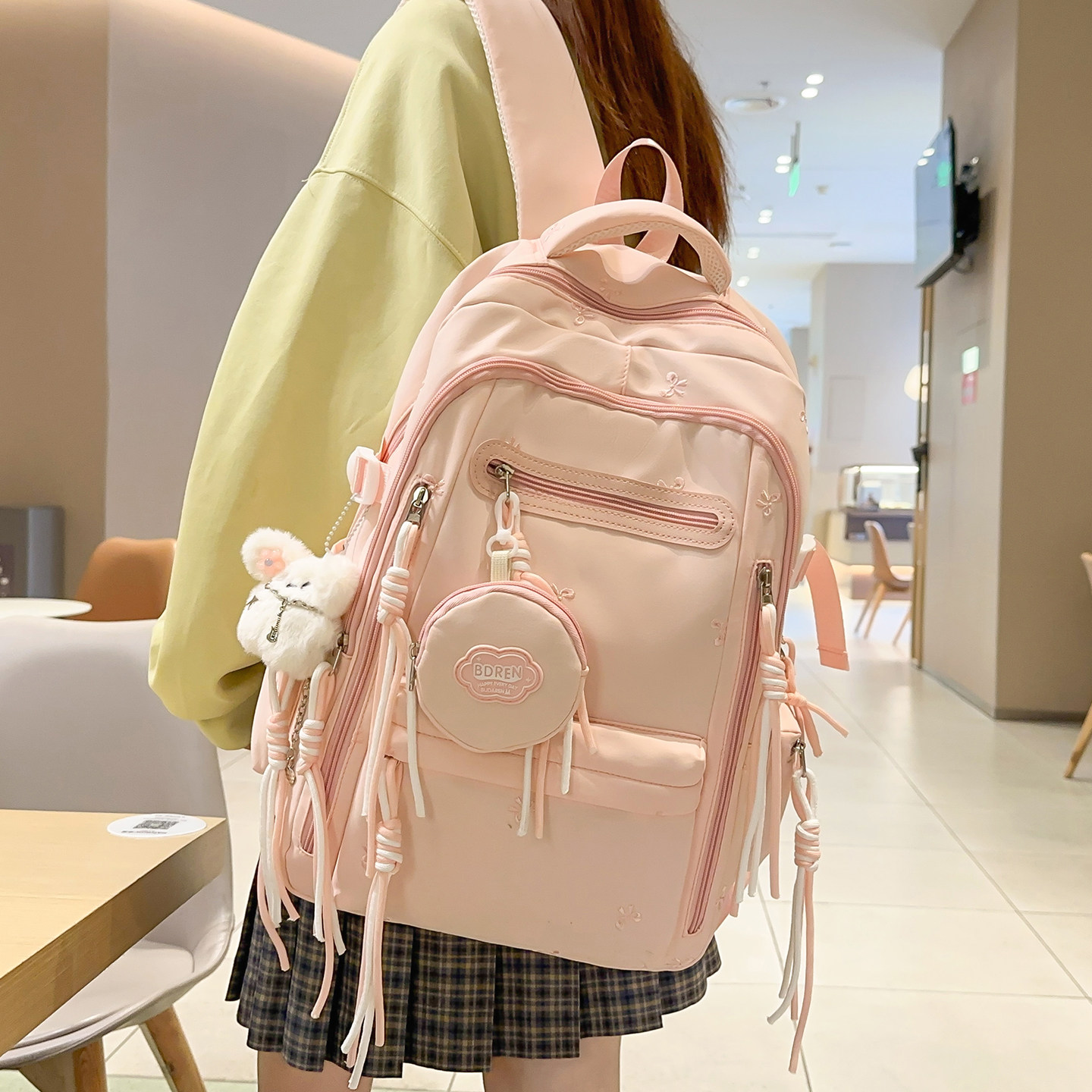 书包初中女生韩版小清新小学生儿童双肩包高中生大学生高颜值背包