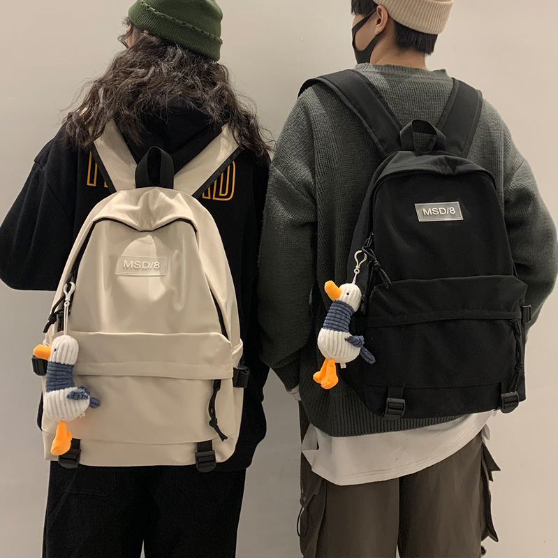 双肩包女韩版高中ins风黑色电脑