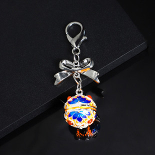 choker项圈铃铛挂件diy配件大号一字口清脆悦耳响声puppy项链可挂