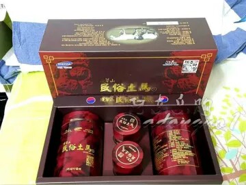 韩国三星汉拿山城邑民俗村土马丸,马骨粉套组包邮