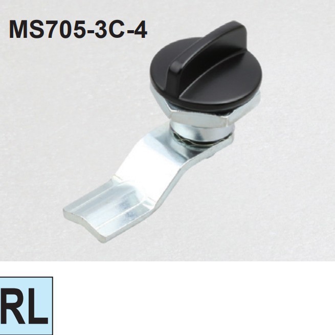 工业柜门锁圆柱锁回转直角锁