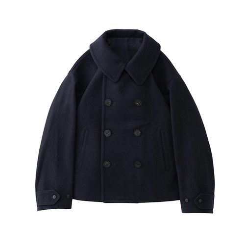 visvim短款毛呢秋冬双排扣男装