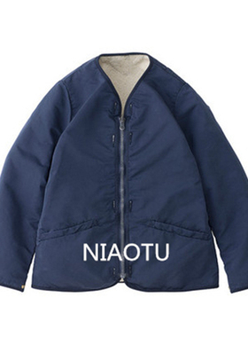 原创棉衣夹克外套双面穿风衣内胆余文乐羊羔绒外套非visvim dcdt