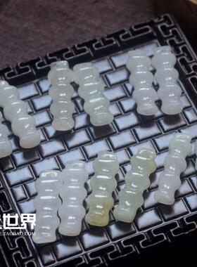 diy手工竹子节节高耳环发簪散珠
