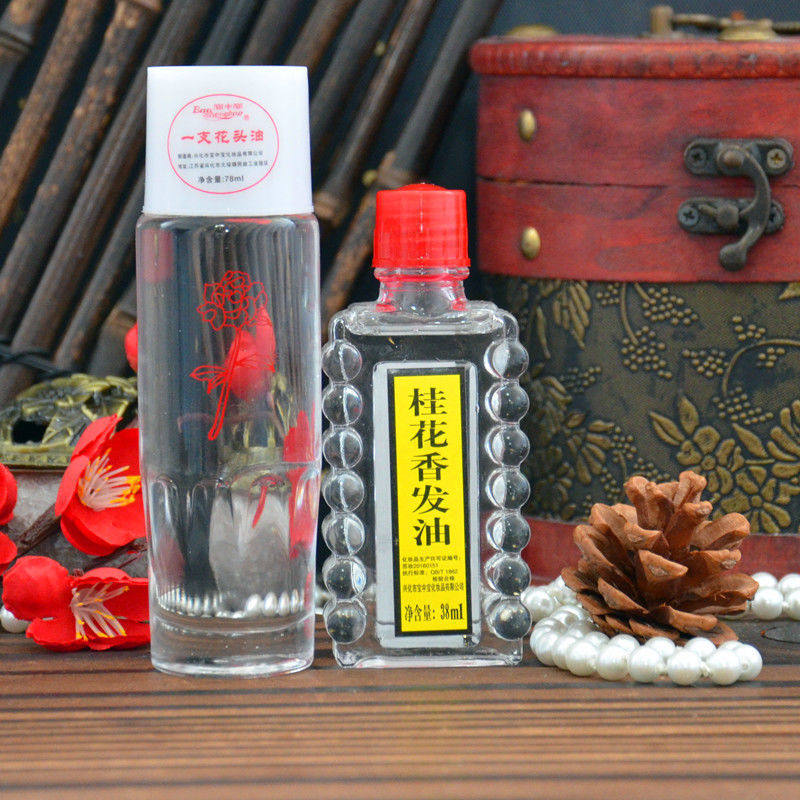 宝中宝国货老式一枝花头油78ml 桂花香发油38ml