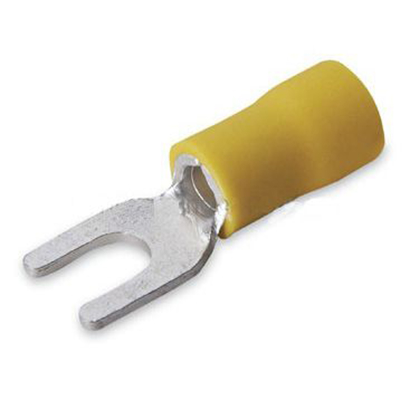 叉形绝缘端子SV2-3.2紫铜0.6mm1000只Y型冷压接线端子铜鼻子线i.