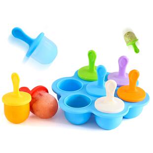 Infant 7-hole Silica Gel Supplementary Food Box for Childre