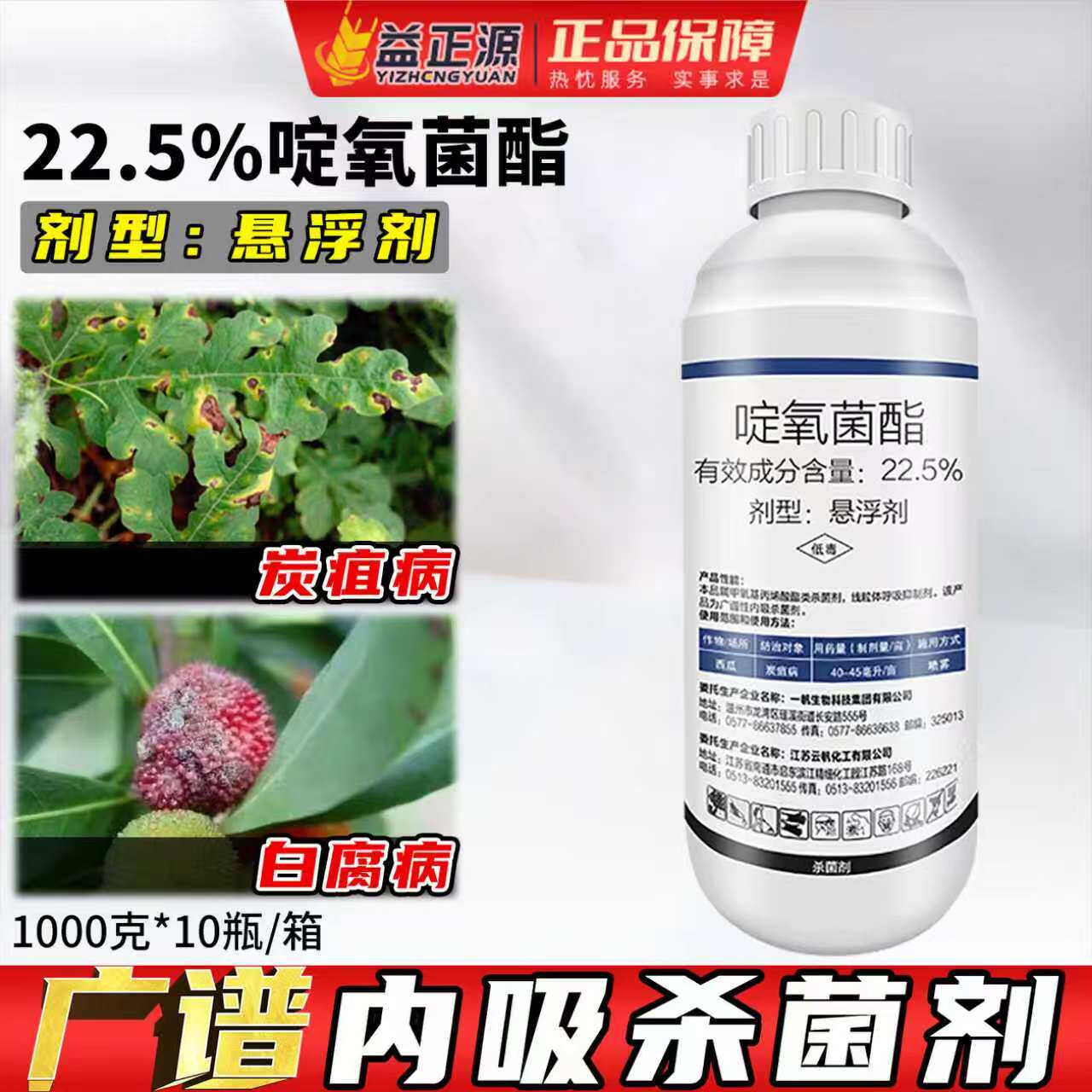 一帆管青啶氧菌酯炭疽病杀菌剂