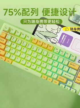 前行者V75专用无线蓝牙键盘静音电脑办公电竞游戏鼠标套装充电款