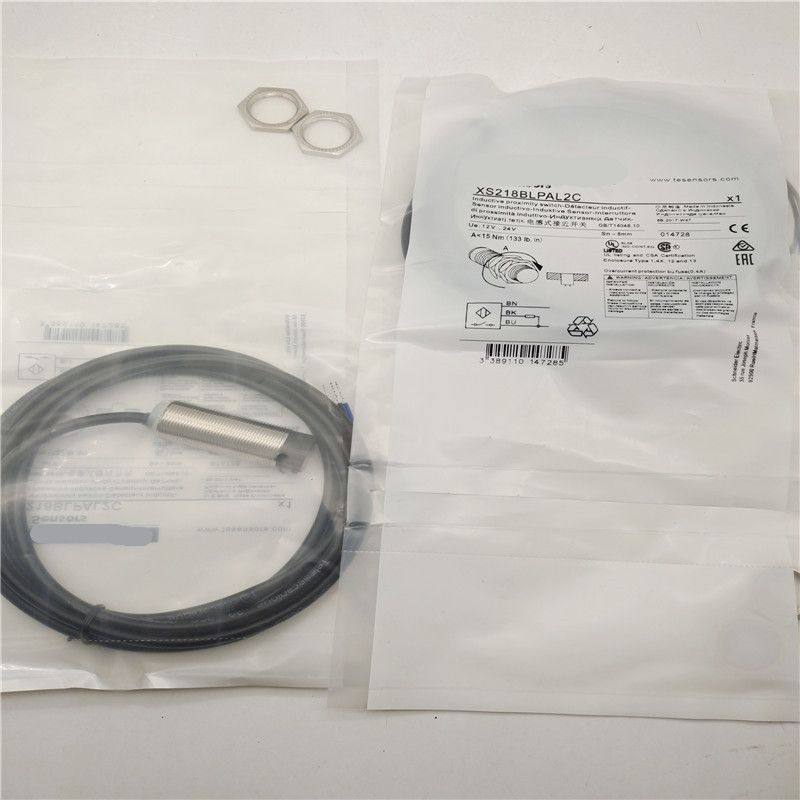 全新M18直流3线接近开关XS212BLNAL2C/XS218BLPAL2C传感器