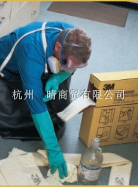 3M C-FL550DD折叠式化学吸液棉CFL550DD化学品吸收吸附处理棉一箱