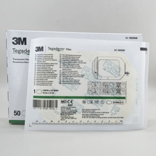 美国3M透明敷料1624W伤口覆盖器械导管固定敷料贴防水贴膜1626W