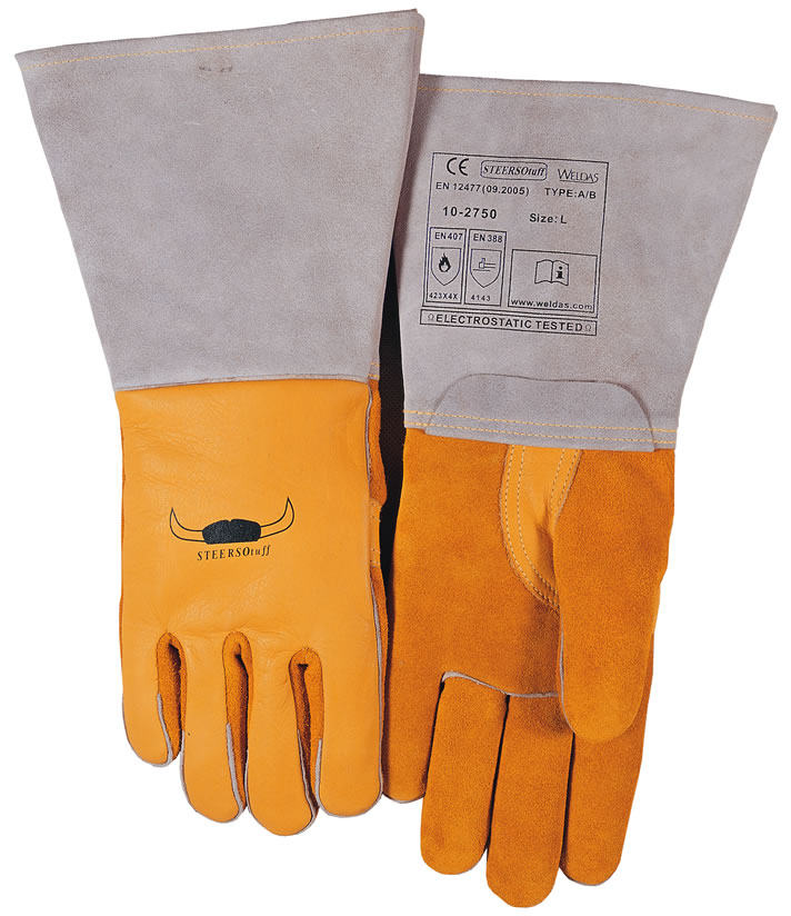 威特仕蛮牛王高档烧焊手套10-2750手套安全焊接防护手套焊接防护