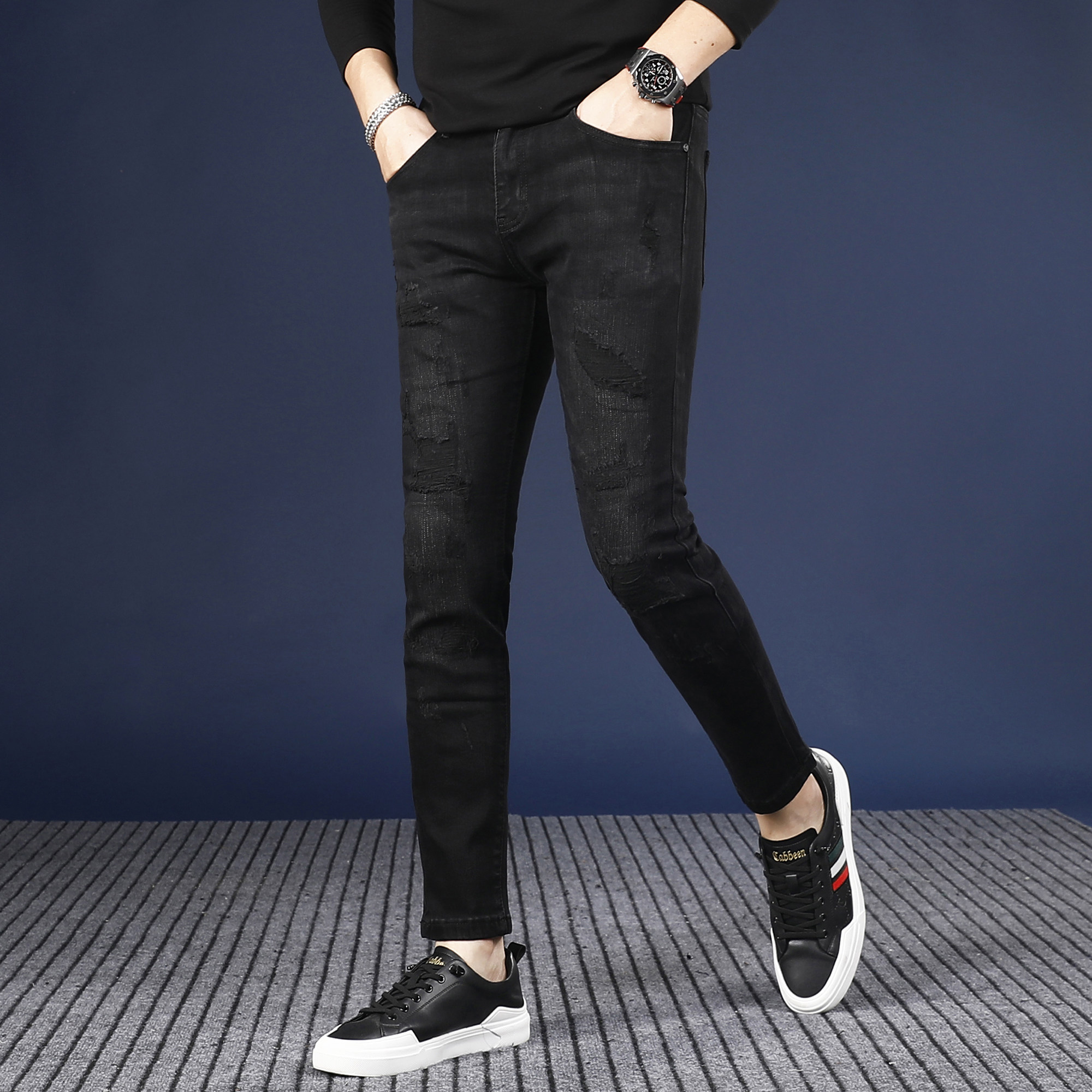 2024秋冬新款男士牛仔裤