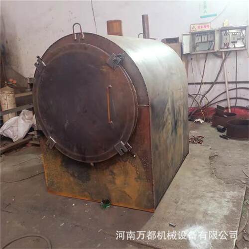新型连续式无烟气流木材炭