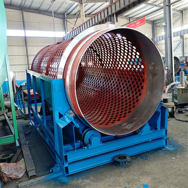 采石场砂石筛选机 50t/h无轴滚筒筛出料粒度可选 矿渣煤渣筛分机