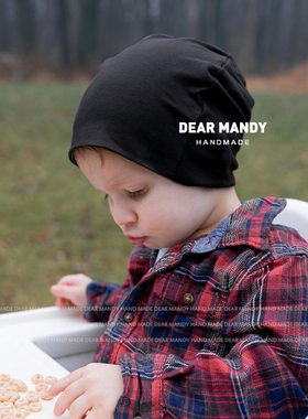 婴儿帽子春秋纯棉儿童男女宝宝婴幼儿新生儿初生纯棉透气胎帽冬季