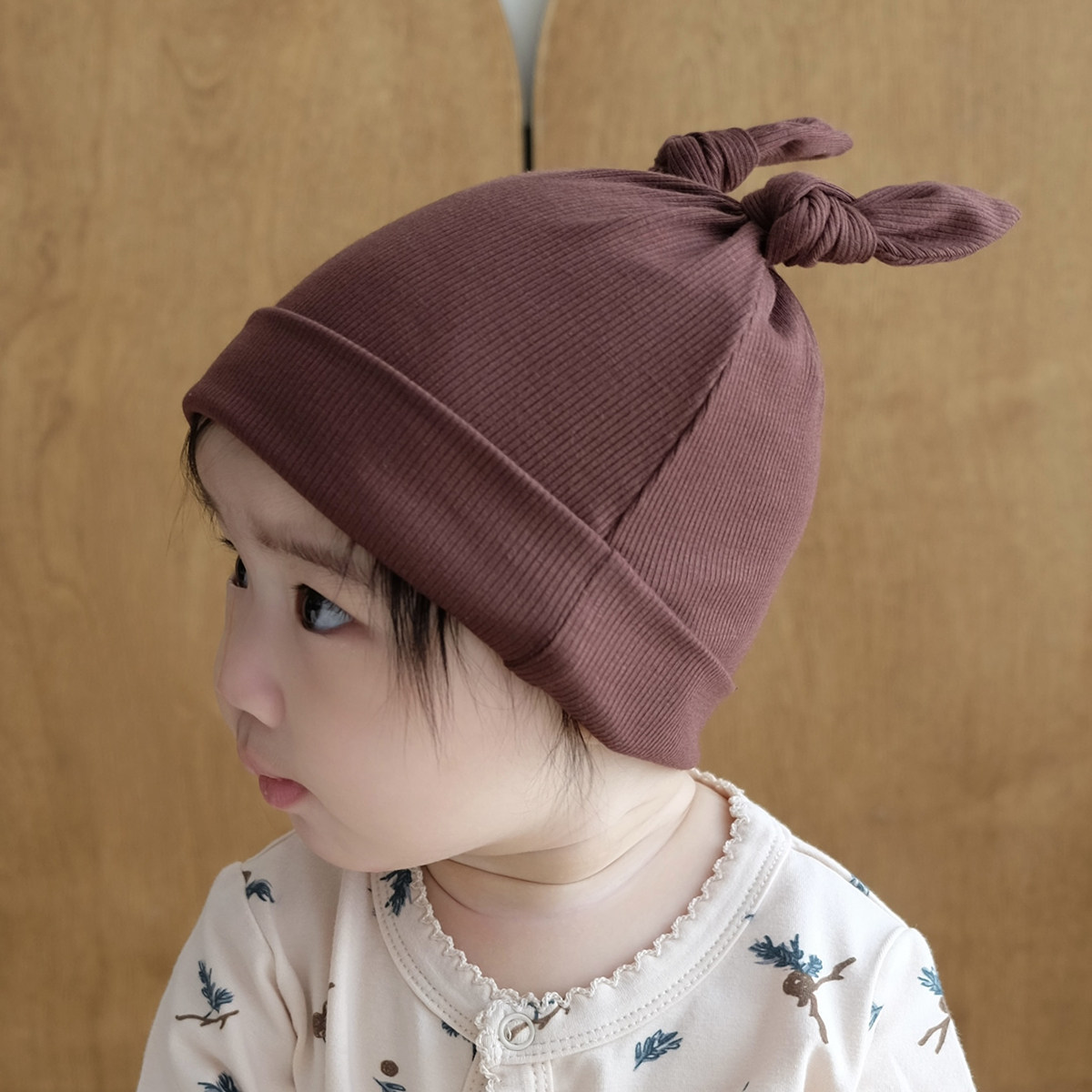 婴儿帽子春秋莫代尔小月龄初生新生儿护囟门揪揪帽男女宝宝胎帽冬,童装/婴儿装/亲子装,帽子,淘宝优惠券,粉丝福利购,淘宝优惠卷