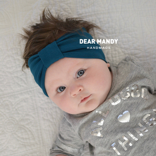 婴儿发带儿童男女宝宝婴幼儿公主满月新生儿周岁潮妞欧美发箍头饰