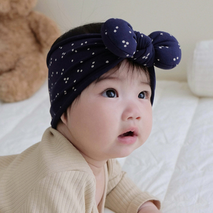 婴儿发带可爱韩版 小星星护囟门男女宝宝新生儿百天周岁小月龄头饰