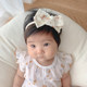 ins可爱蝴蝶结婴儿发带百天周岁不勒头韩国公主儿童宝宝头花发饰