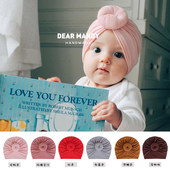 婴儿帽子春秋莫代尔可爱儿童男女宝宝小月龄新生儿囟门帽胎帽冬季