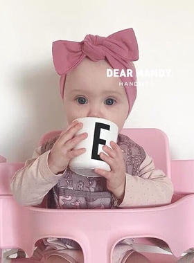 婴儿发带公主韩国头饰0-3-6-12个月新生儿满月百天女宝宝儿童发饰