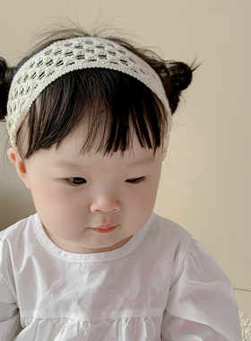 ins纯手工婴儿发带韩版可爱百搭满月百天周岁儿童女宝宝头饰发箍