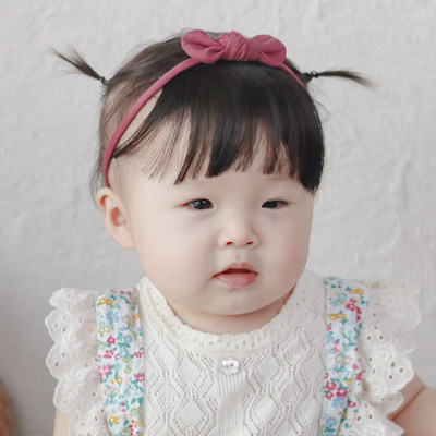 ins韩版蝴蝶结宝宝婴儿发带夏季