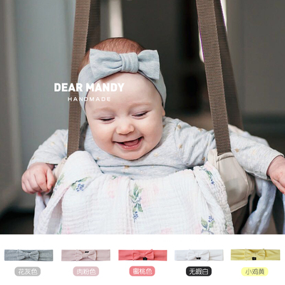 蝴蝶结公主新生儿周岁女孩头饰