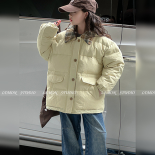 儿童外套 女孩加厚保暖羽绒棉衣服冬装 女童双面穿棉服冬季 2025新款