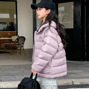 女童夹棉棉服冬季 羽绒棉袄 儿童轻薄棉衣洋气时髦大童保暖外套冬装