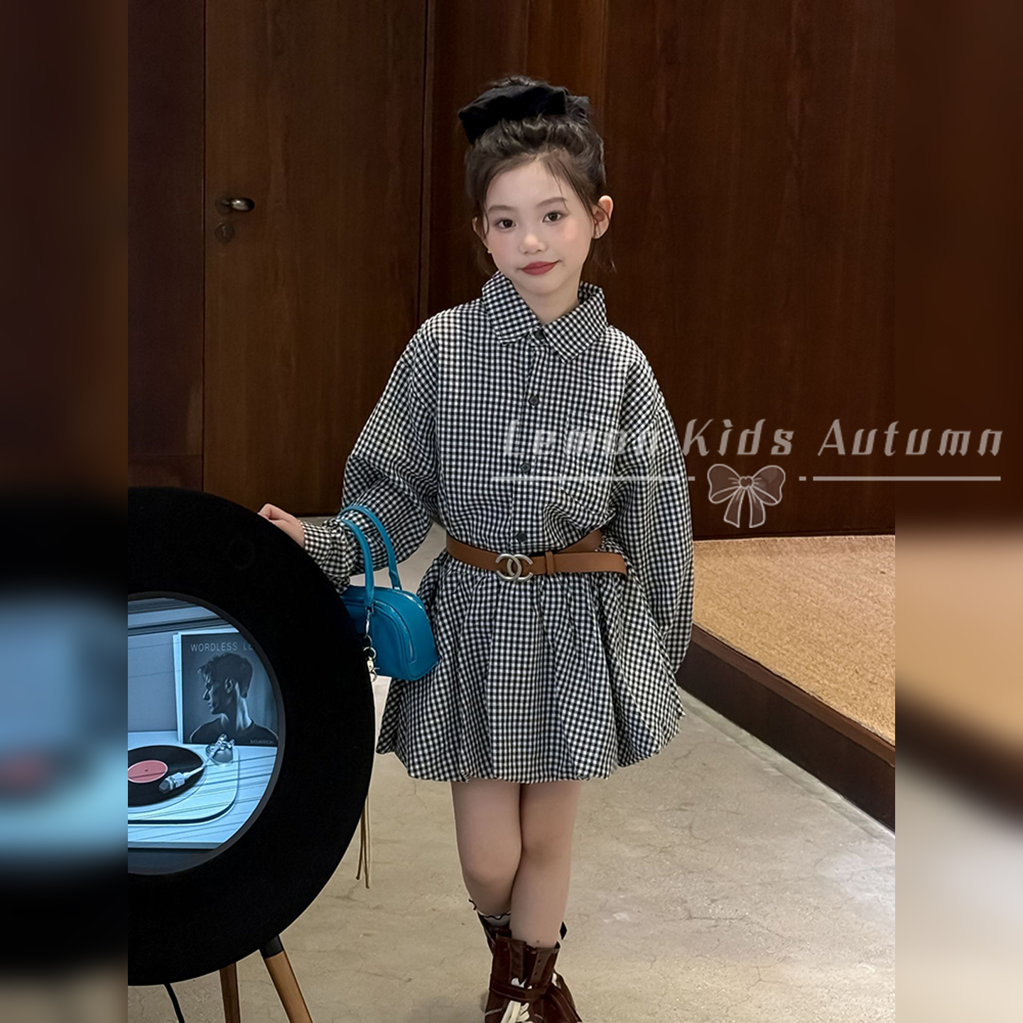 女童连衣裙超好看衬衫公主裙秋装