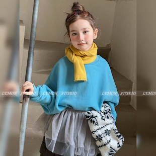 2025新款 Lemon 韩系卫衣 加绒加厚 Studio女童冬装