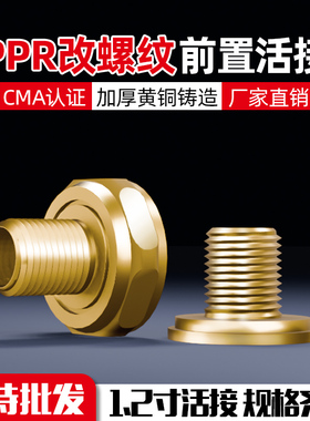 全铜前置过滤器ppr活接头热熔1寸转换dn32水管6分转4分水泵20水表