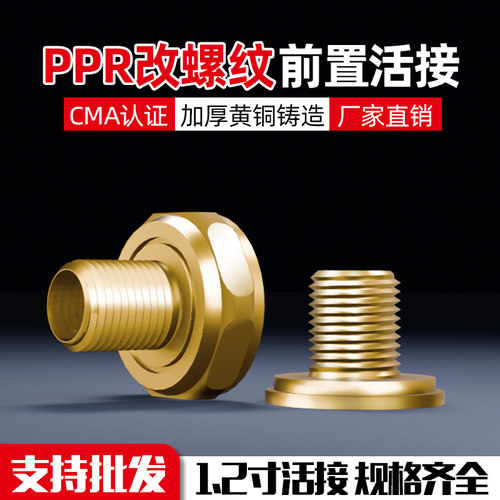 全铜前置过滤器ppr活接头热熔1寸转换dn32水管6分转4分水泵20水表