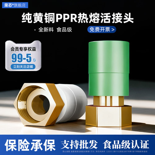 【有保险】加厚纯铜PPR热熔活接