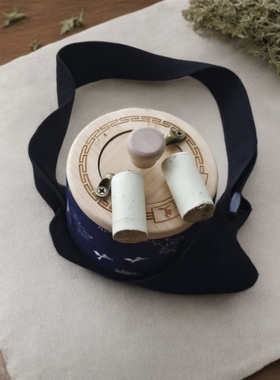 楠竹艾灸罐 无烟竹制 可控温度 艾灸罐 随身灸家用便携艾灸盒子