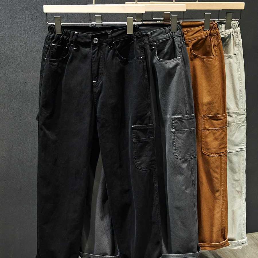 代购春秋纯棉休闲裤男