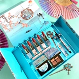 Помада, база под макияж, комплект, подарочная коробка, блеск для губ, косметический набор, брендовый товар, полный комплект