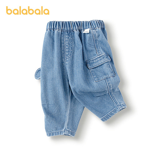 巴拉巴拉儿童裤子男童牛仔裤春装