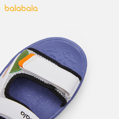 【商场同款】巴拉巴拉童鞋儿童运动鞋男童2026夏季新露趾凉鞋百搭