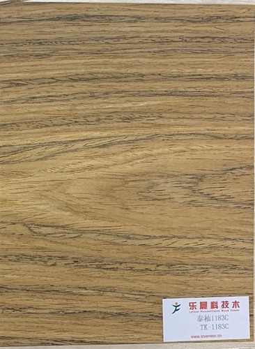 乐晨泰柚1183C科技木皮乐晨泰柚山纹科技木皮