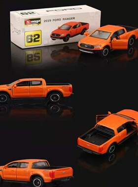 新款 64Ranger皮卡合金模型火彩盒 儿童玩具潮玩手办摆件展示品