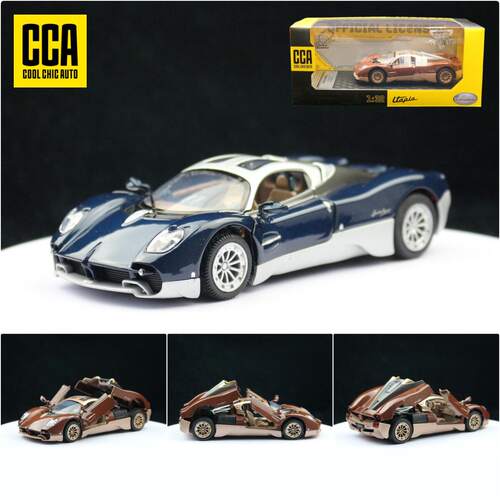 新款CCA1:32帕加尼乌托邦Utopia跑车仿真合金车模型声光玩具88727
